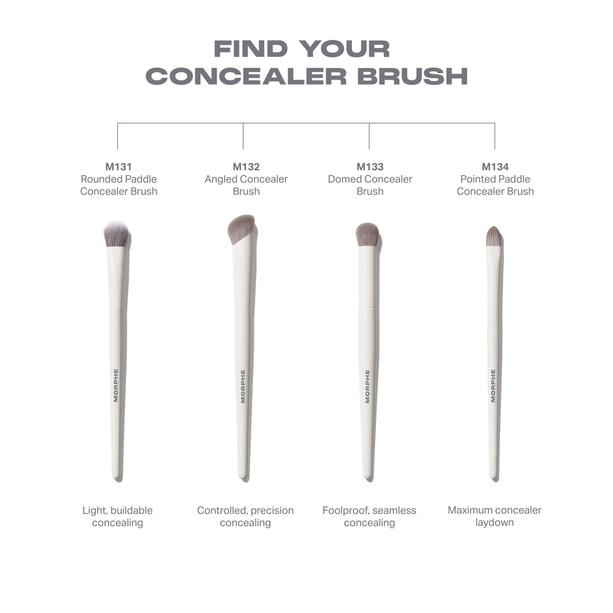 Morphe M133 Domed Concealer Brush