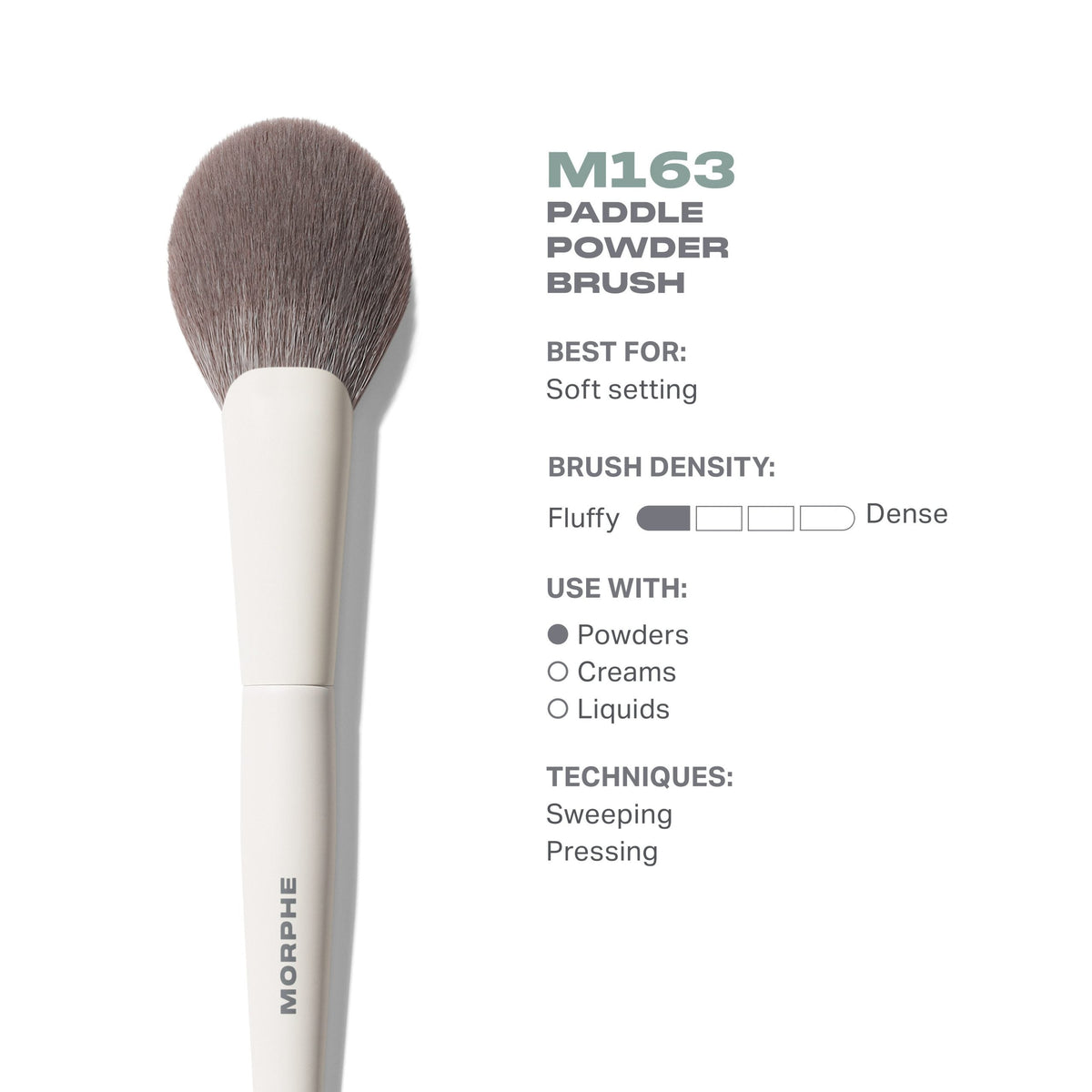 Morphe M163 Paddle Powder Brush