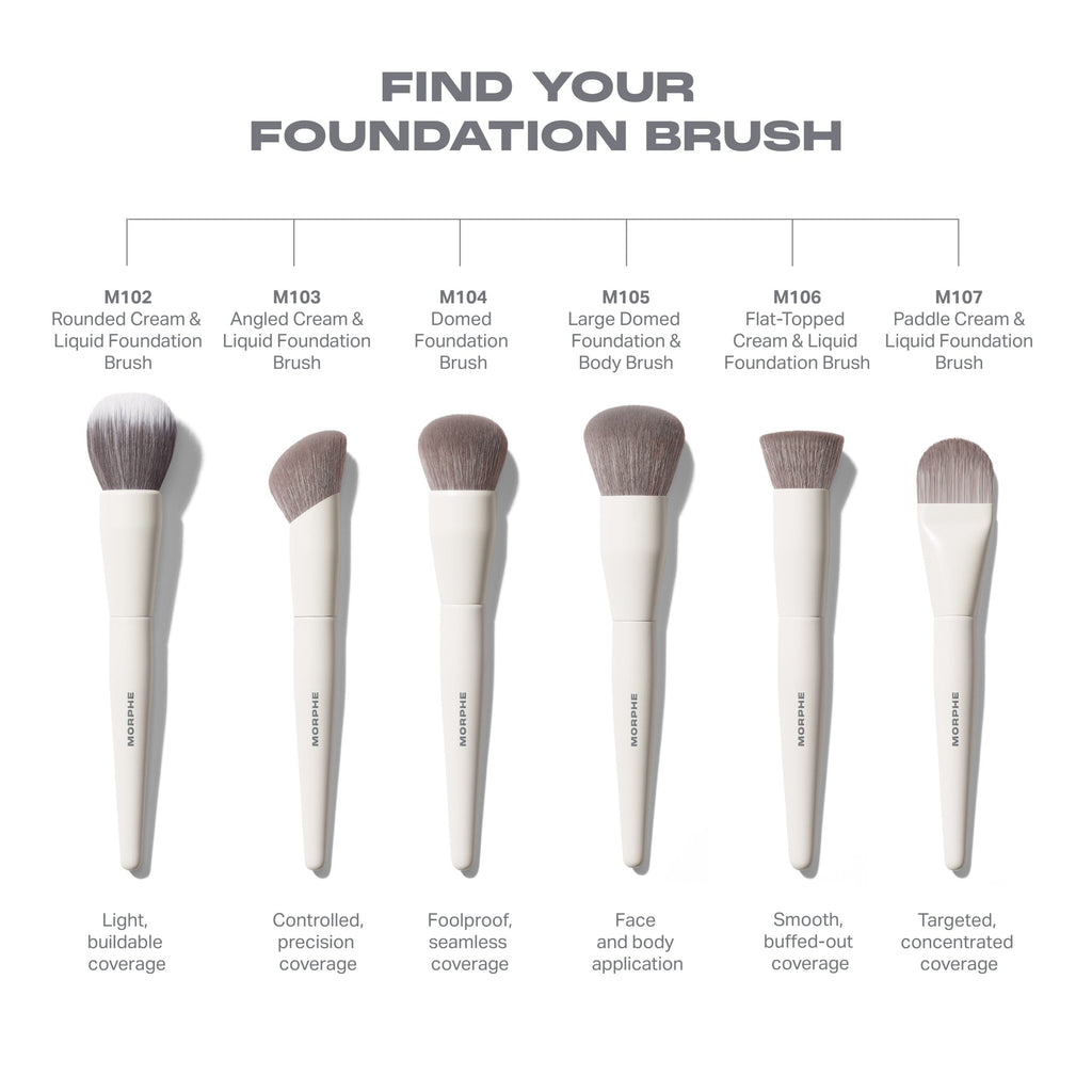 Morphe M105 Large Domed Foundation & Body Brush